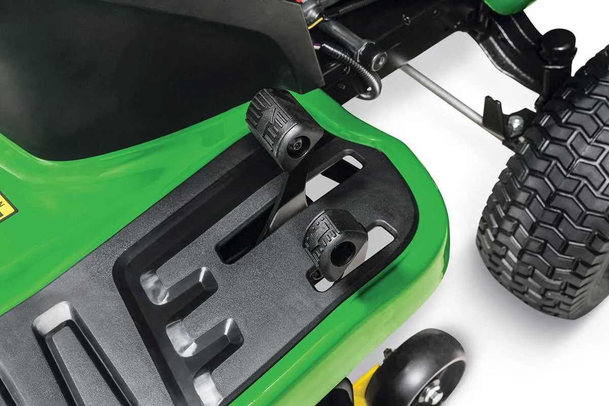 john deere e120 riding mower specs