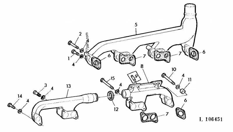 john deere exhaust manifold torque specs