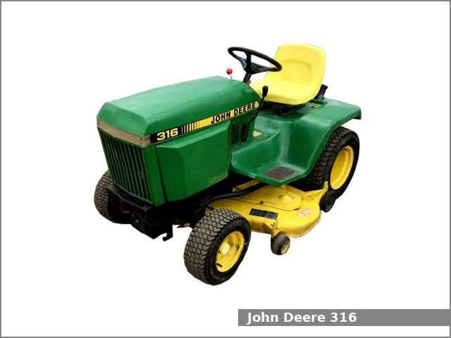 john deere model 316 specs