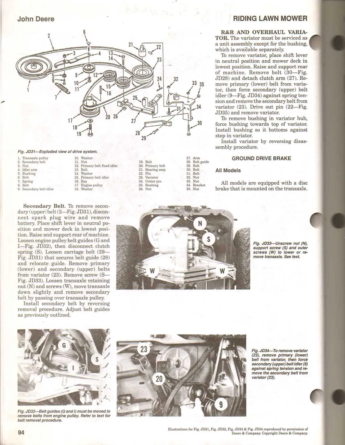 john deere rx75 specs john deere rx75 specs