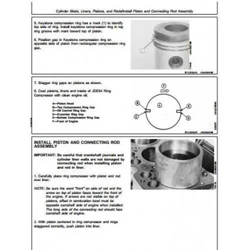 john deere torque spec for air compressor engine