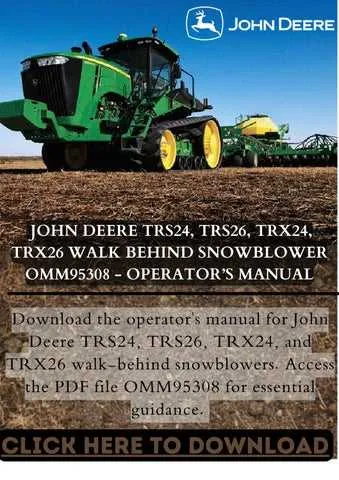 john deere trs 24 snowblower specs john deere trs 24 snowblower specs