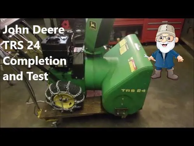 john deere trs24 snowblower specs