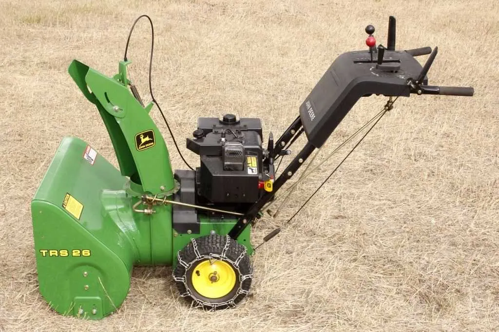 john deere trs26 snowblower specs