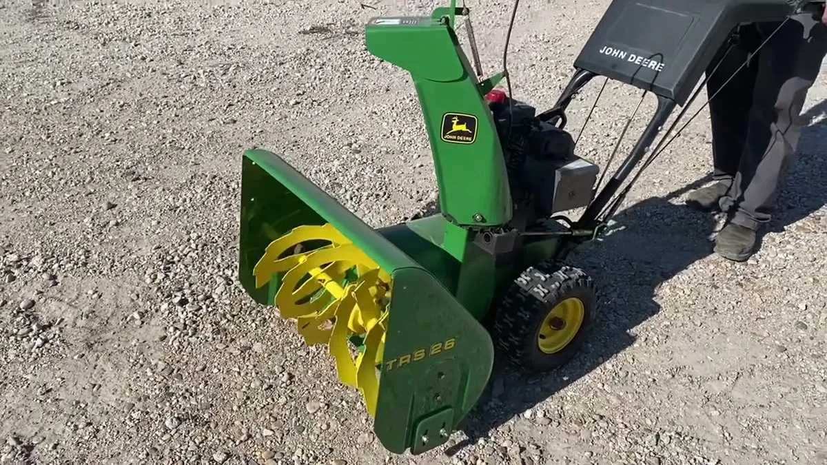 john deere trs26 snowblower specs