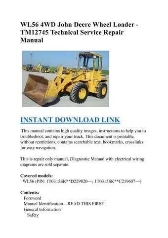 john deere wheel loader specs john deere wheel loader specs