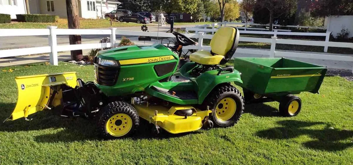 john deere x738 specs