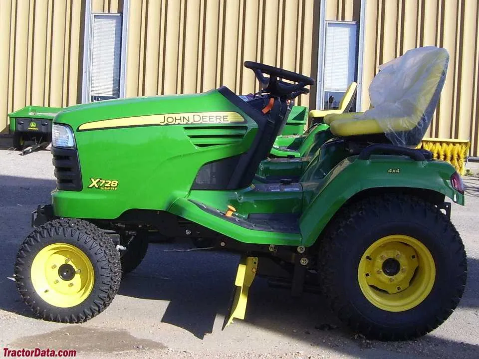 john deere x738 specs