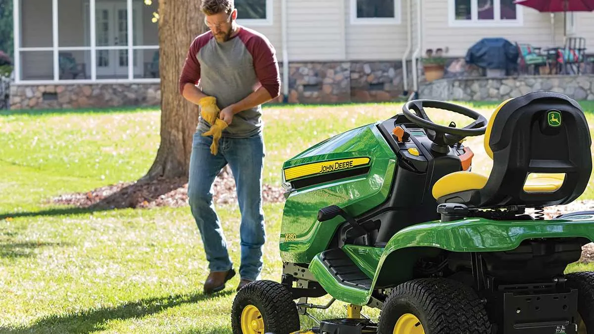 john deere yard man riding mower specs