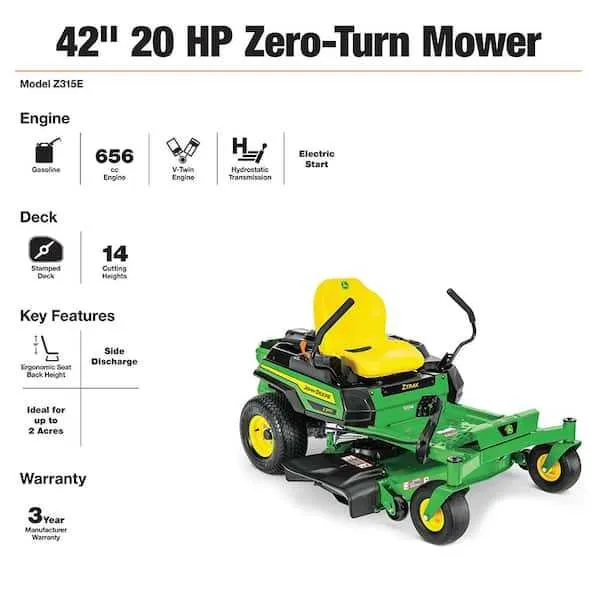 john deere z365r specs john deere z365r specs