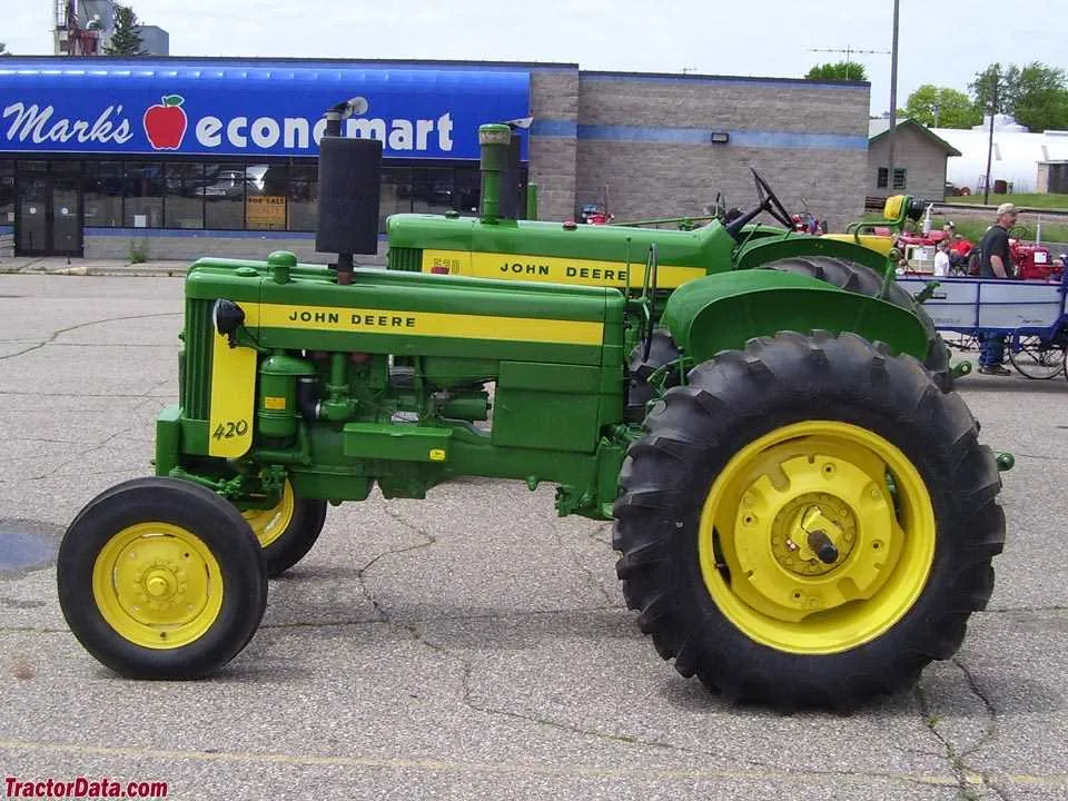 spec for john deere 420 mower