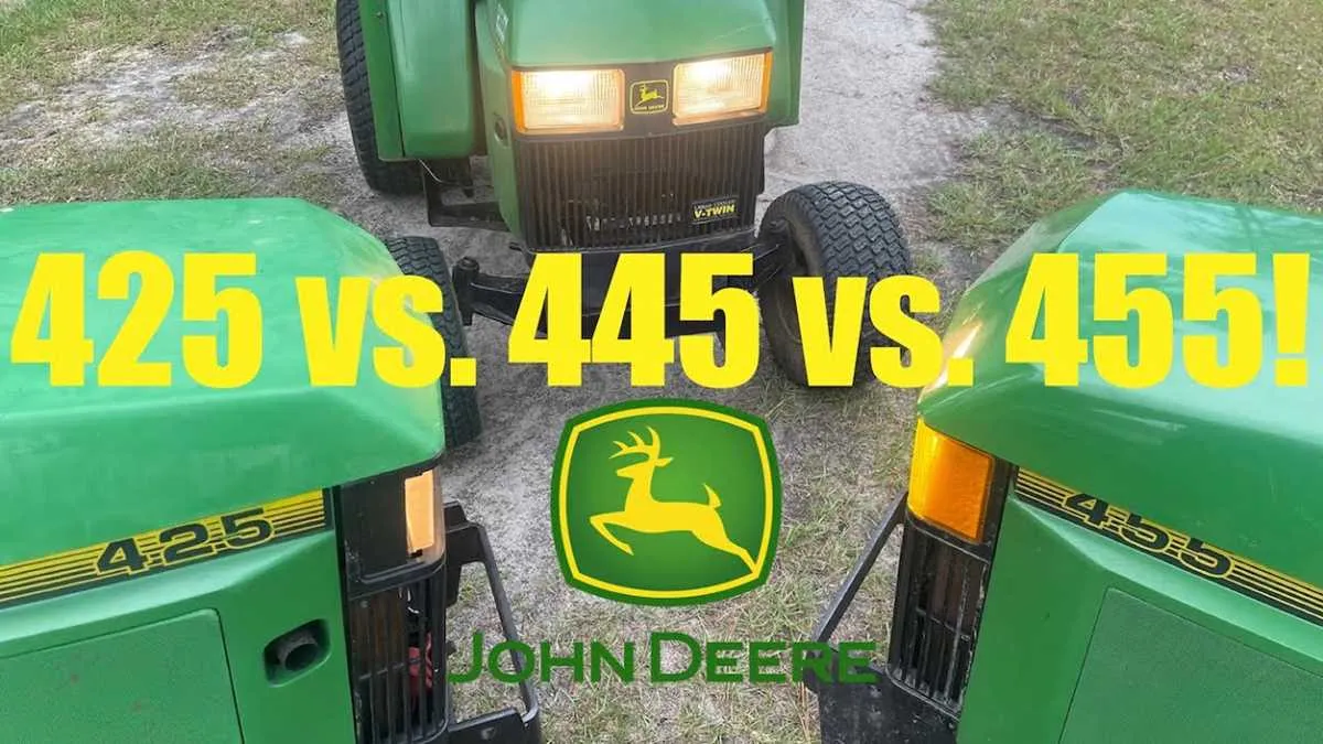 specs on john deere 455