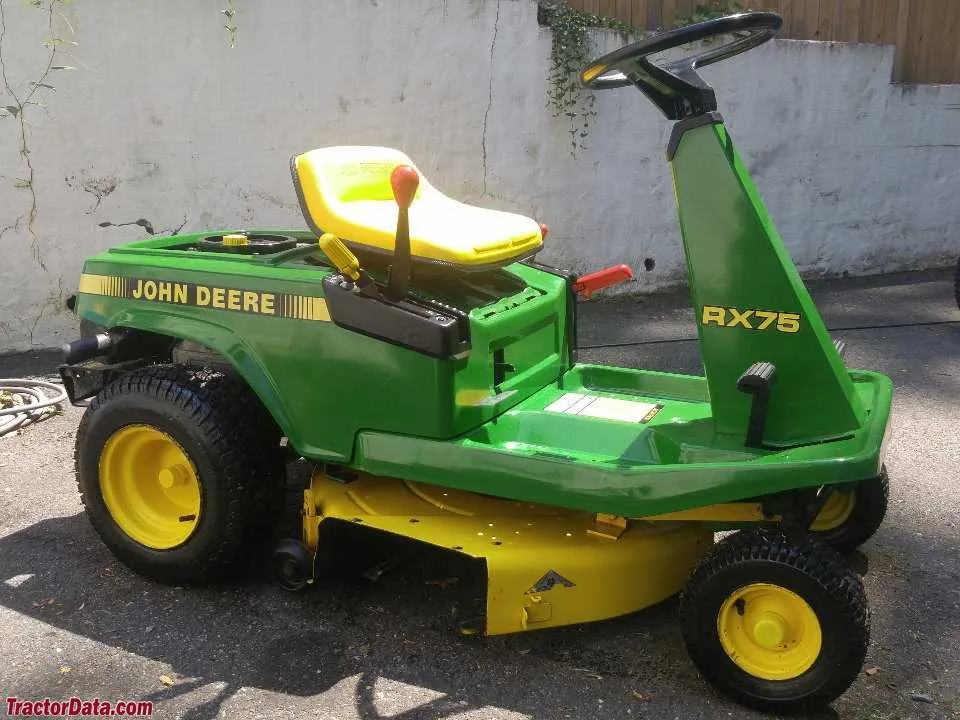 john deere gx 75 specs