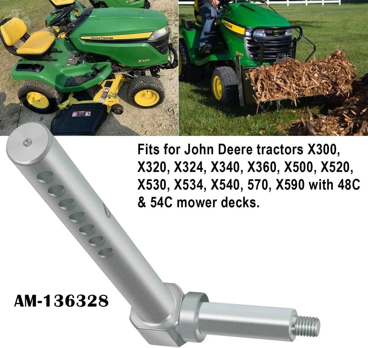 x500 vs x300 john deere specs