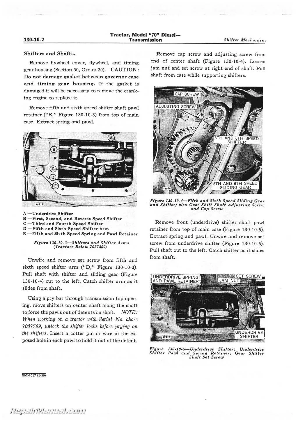 john deere 70 engine specs