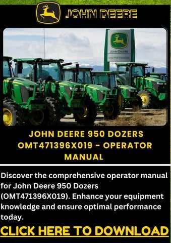 john deere 950 tractoe specs