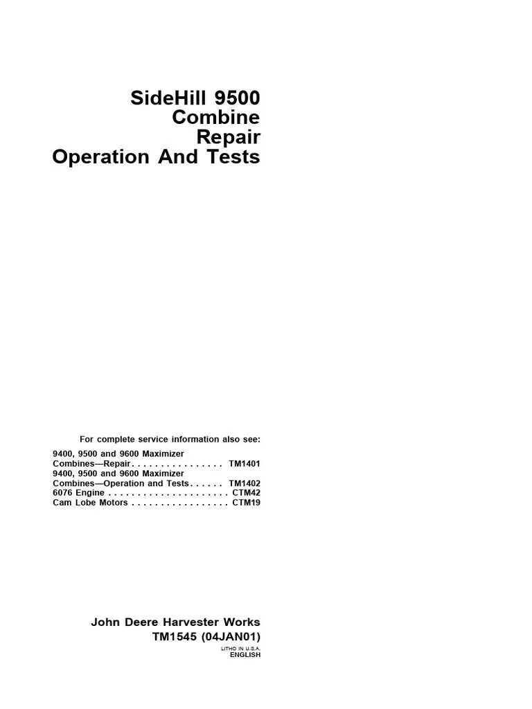 john deere series 500 6061 engine torque specs