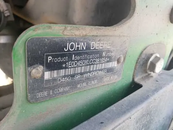 john deere d450 windrower specs john deere d450 windrower specs