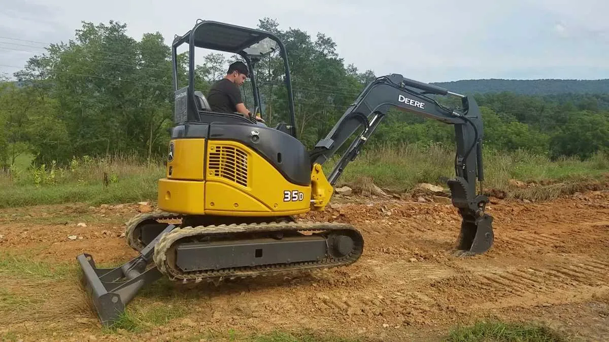 2013 john deere 35d hydraulic mini excavator spec