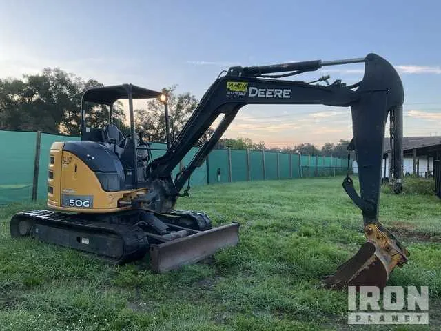 50g john deere excavator specs