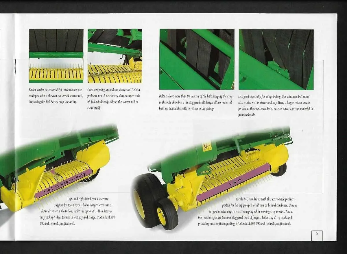 john deere 590 baler specs john deere 590 baler specs