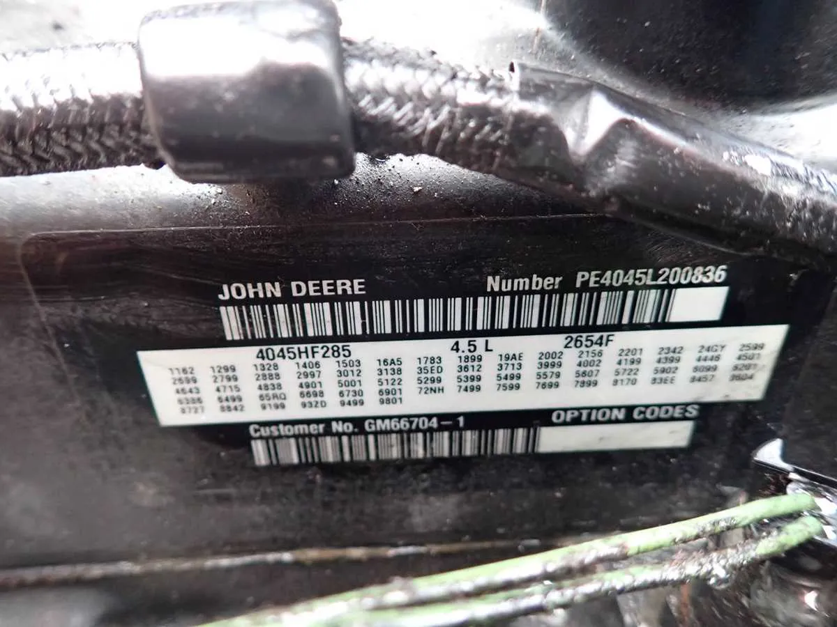john deere 4045hf285 torque specs