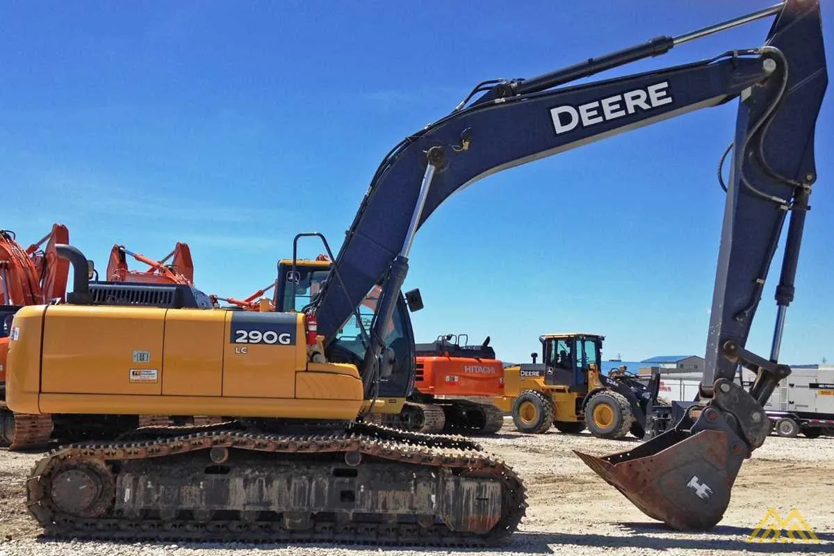 john deere 290 excavator specs