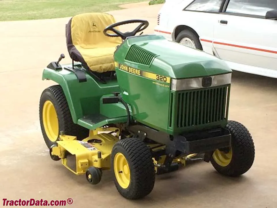 john deere 320 snowblower specs