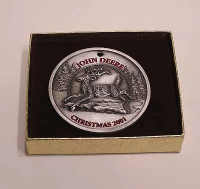 2018 john deere pewter spec cast christmas ornaments