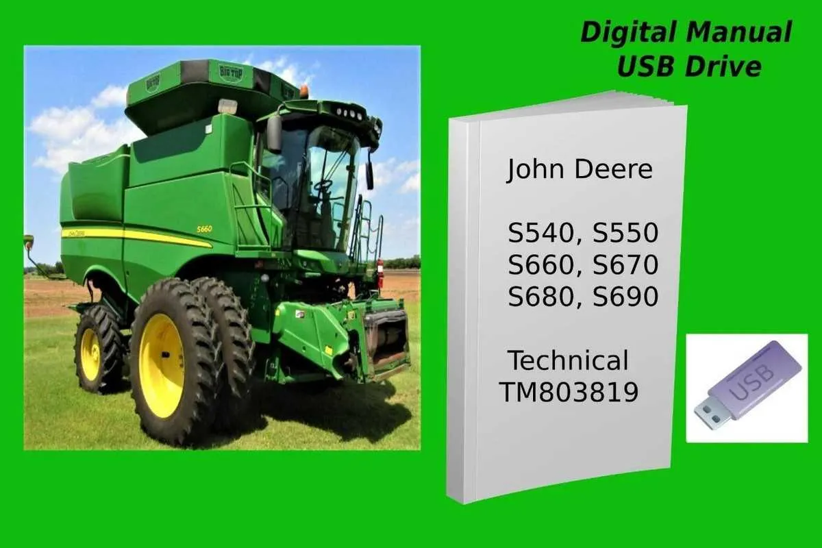 john deere s550 combine specs