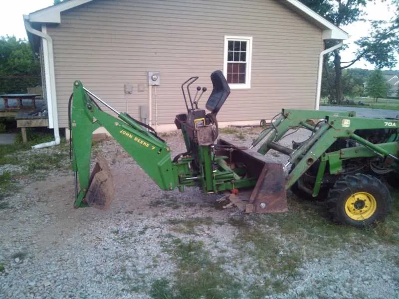 john deer 7 backhoe specs