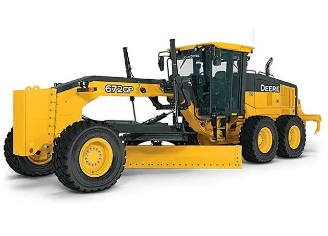 john deere 672d grader specs