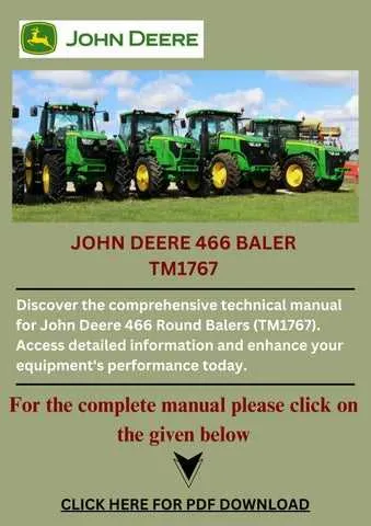 john deere 466 hay baler specs john deere 466 hay baler specs