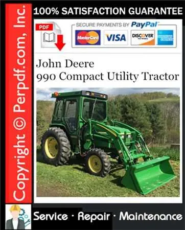 john deere 990 excavator specs