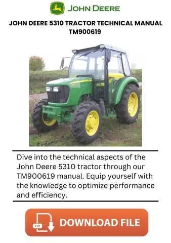 john deere 5310 tractor specs