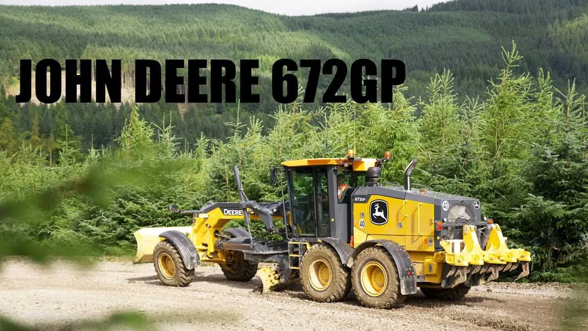 john deere 672 gp grader specs