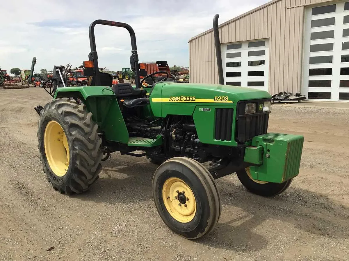 john deere 5203 oil pressure spec