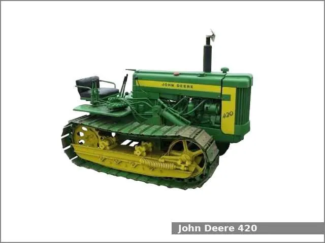 spec for 420 john deere