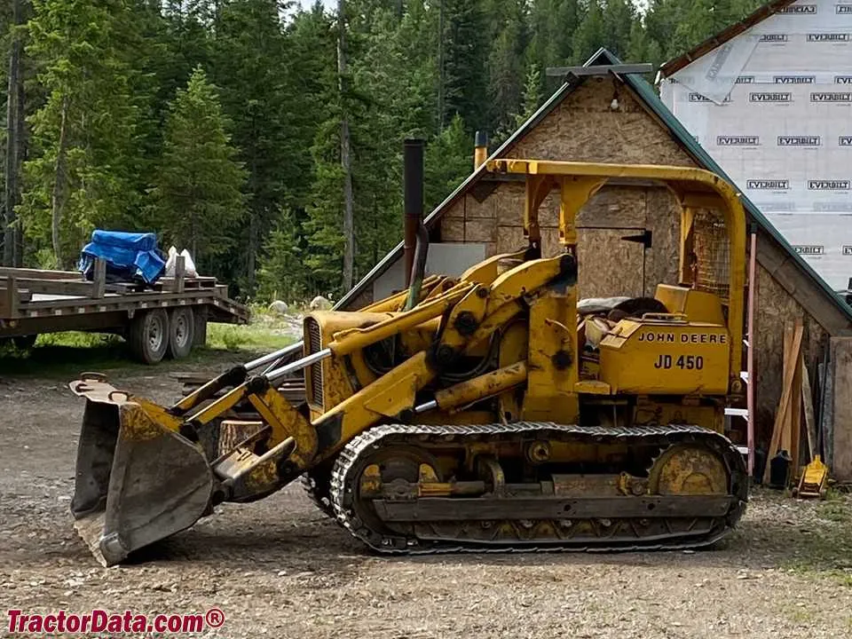 john deer 450 track loader specs