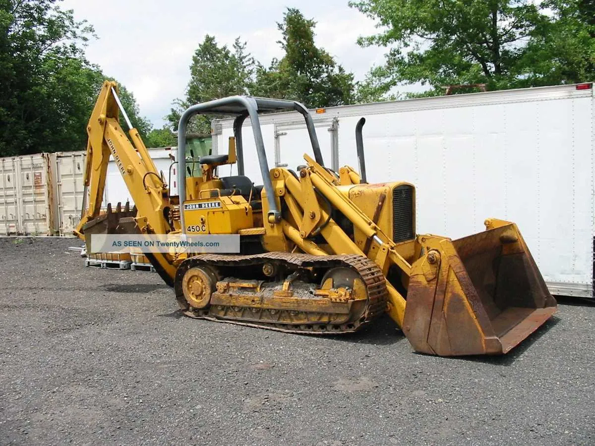 john deere 450 backhoe specs