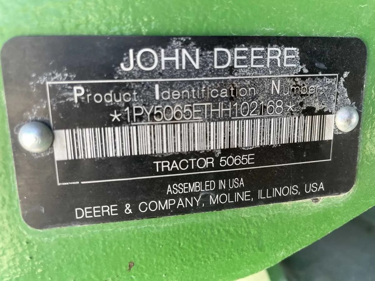 specs on a 2017 john deere 5065e specs on a 2017 john deere 5065e