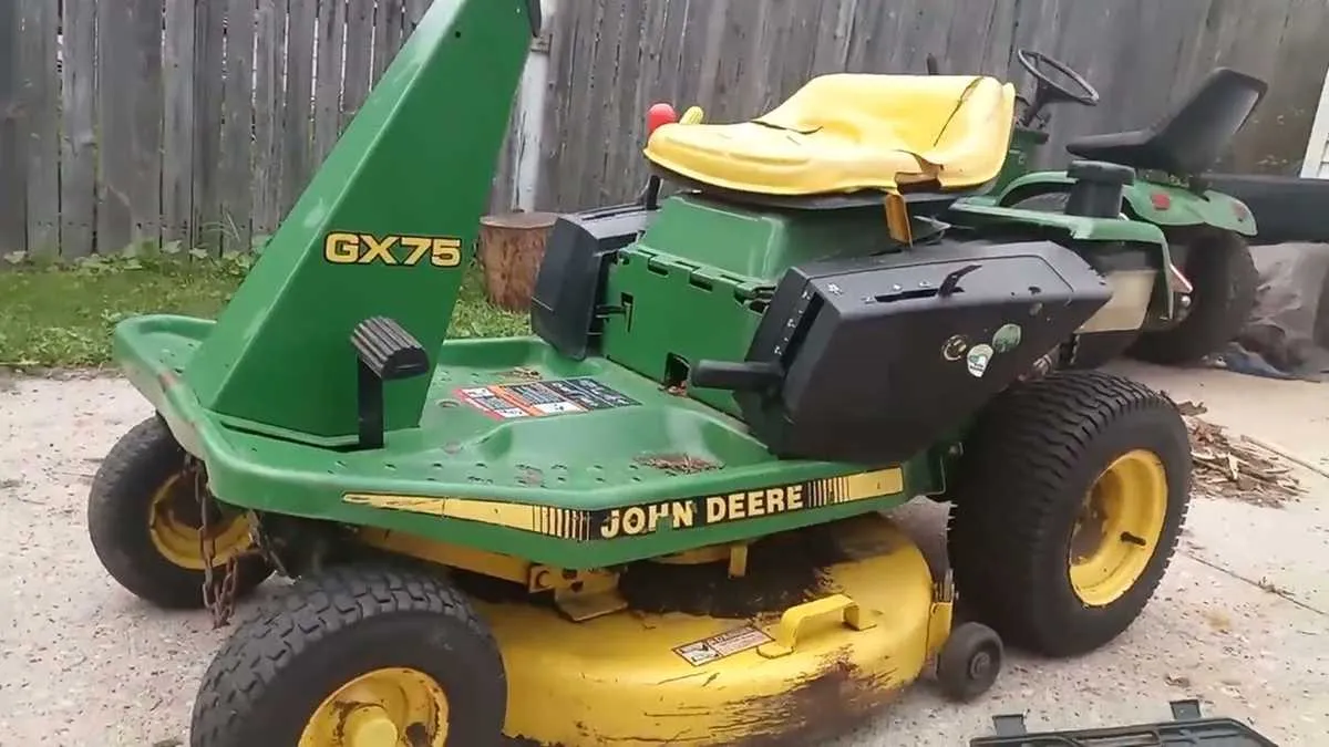 john deere gx 75 specs