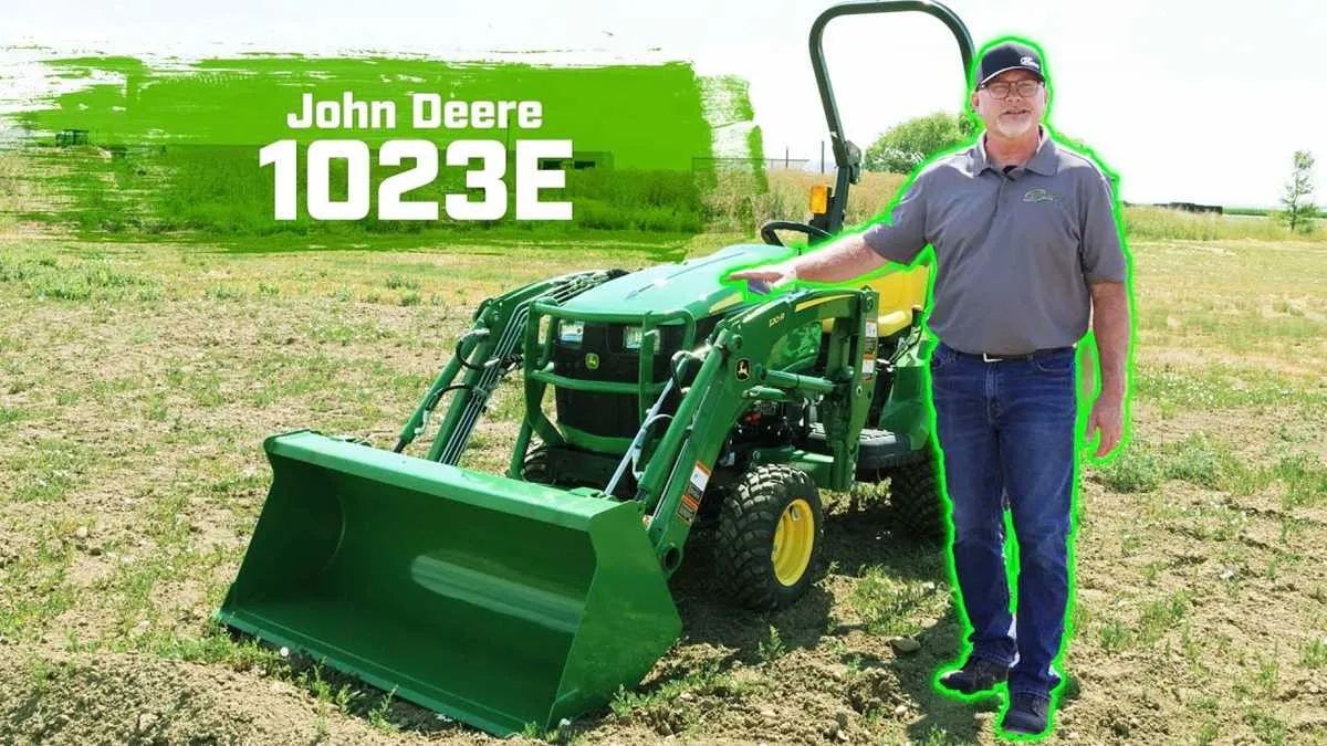 john deere 1023e loader specs