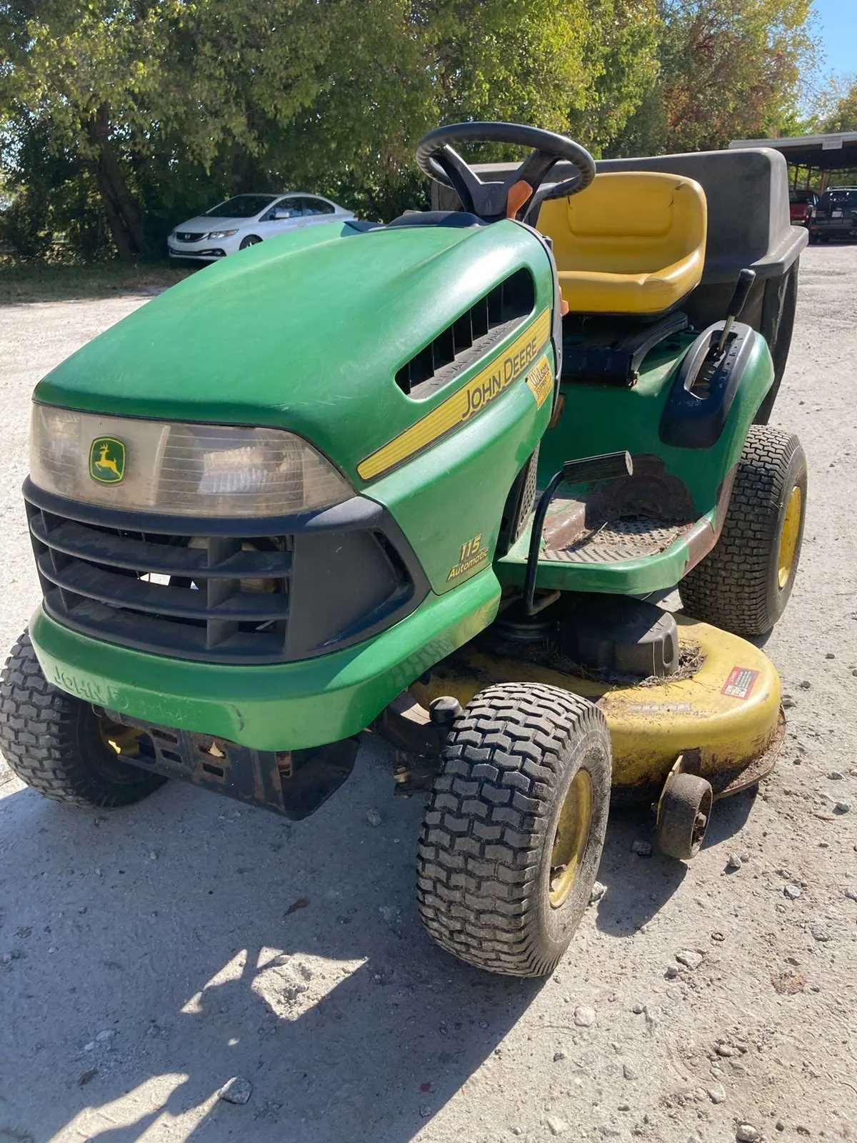 john deere 115 rear blade specs