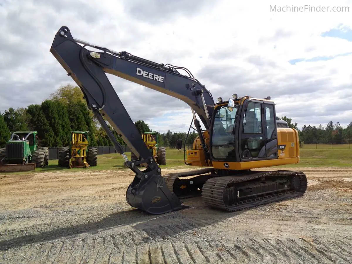 john deere 130 zero swing excavator specs
