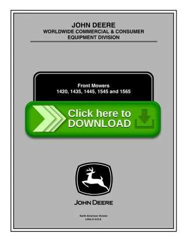 john deere 1445 series ii specs