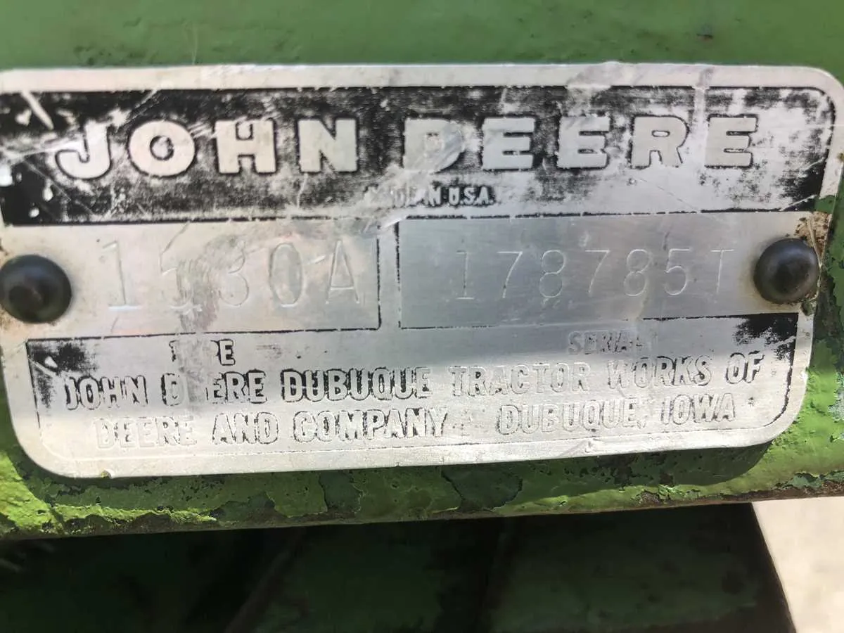 john deere 1530 utility tractor specs