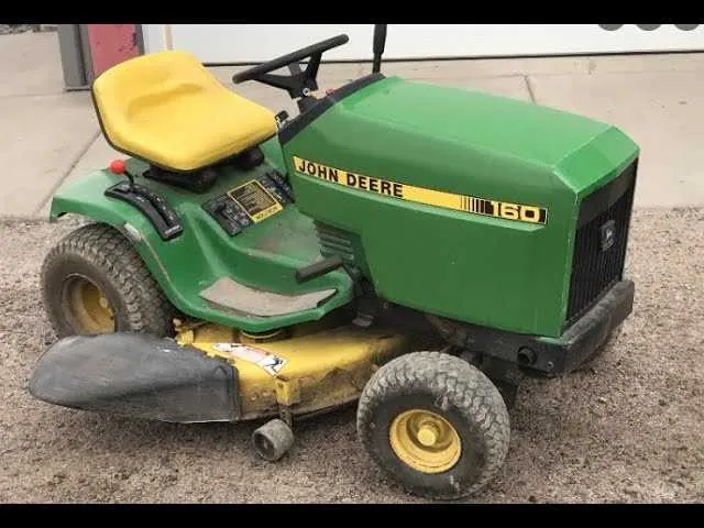 john deere 160 riding mower specs