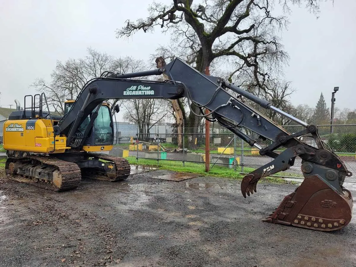 john deere 160g lc excavator specs