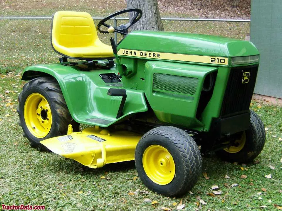 john deere 200 mower specs